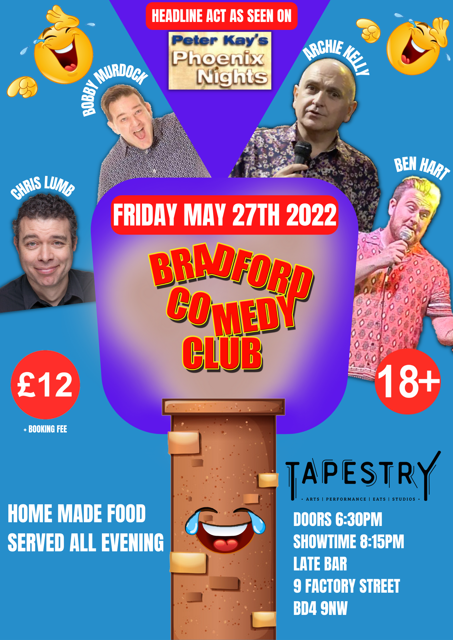 Bradford Comedy Club Tapestry