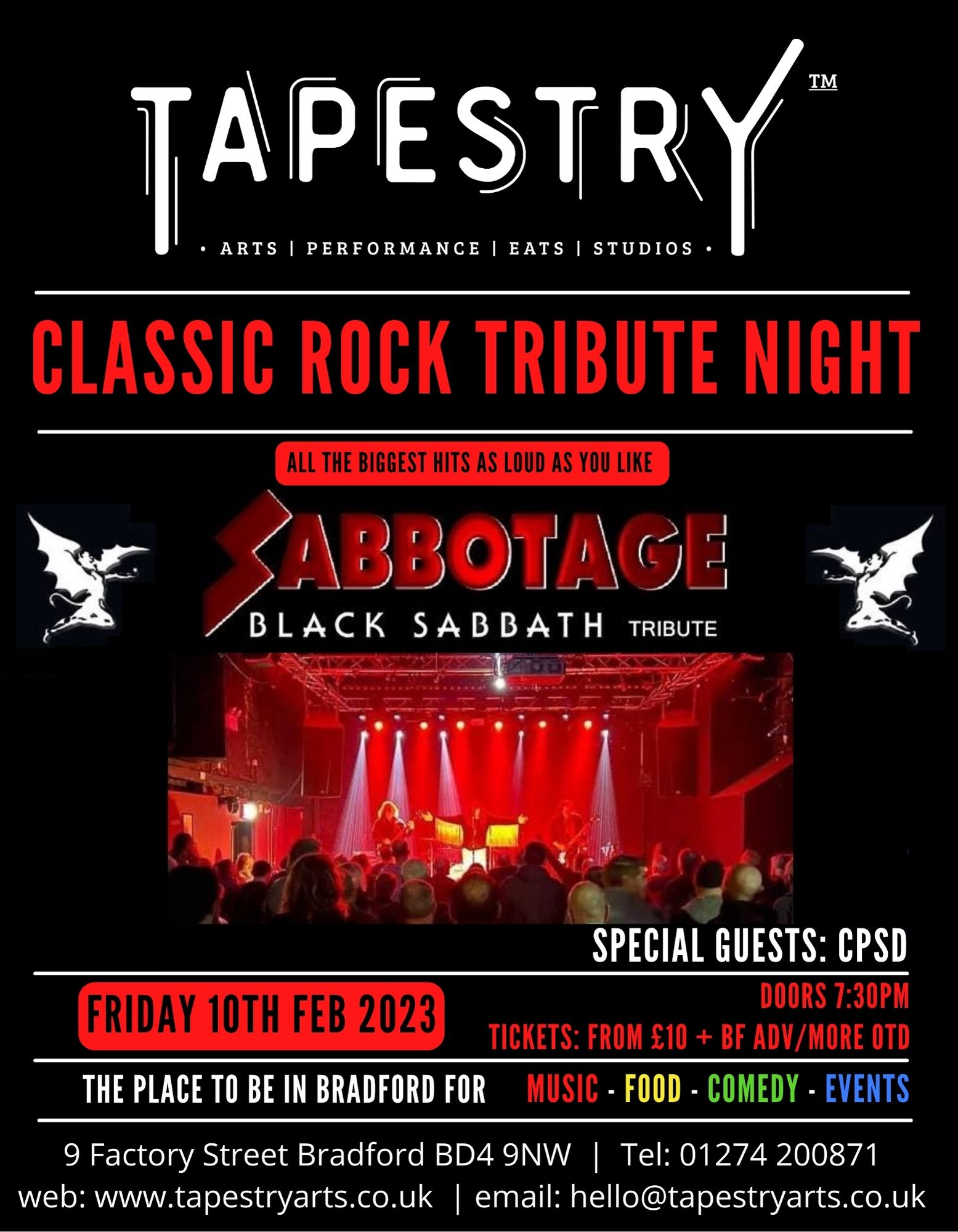 Black Sabbath Tribute Bradford