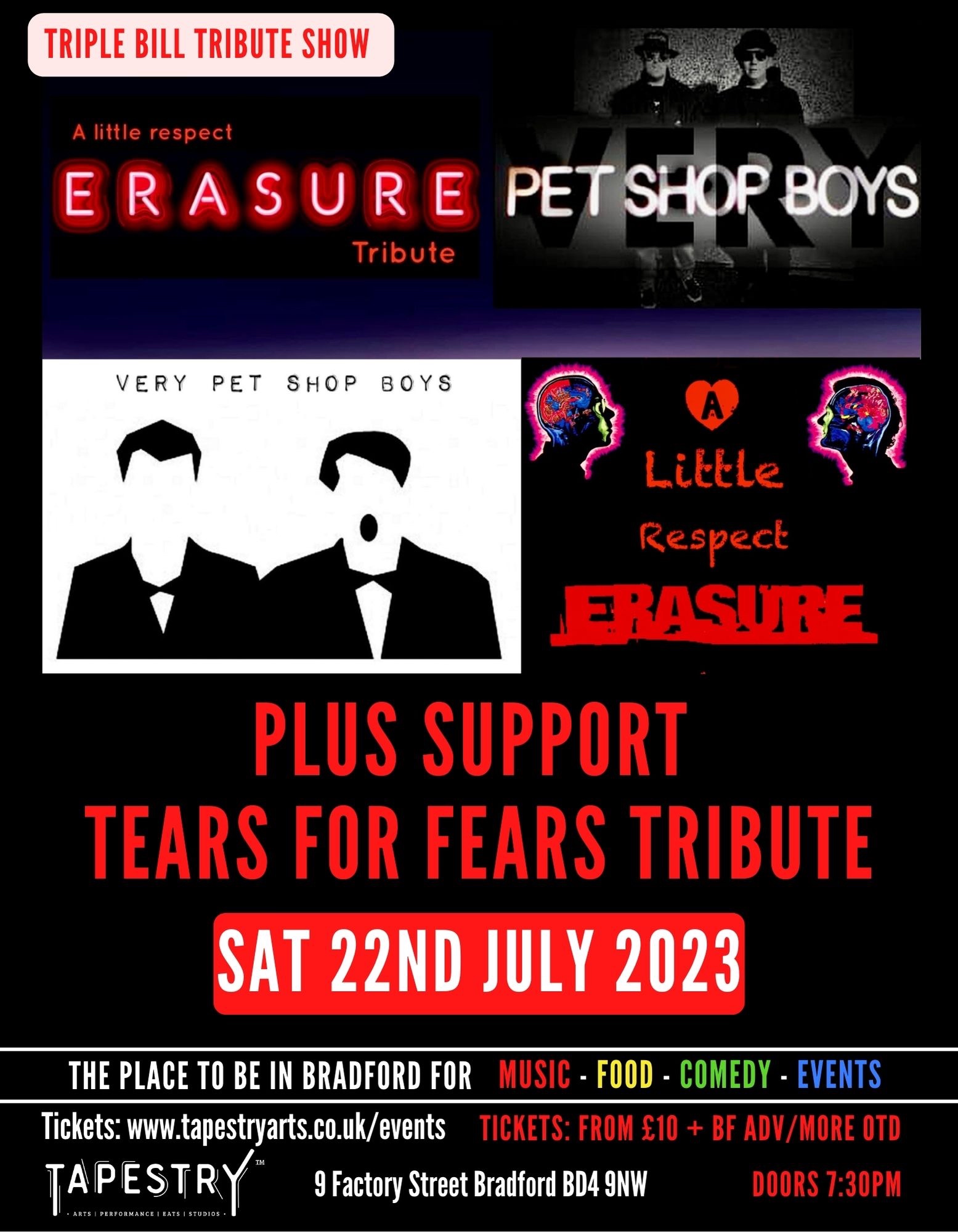 tribute bradford pet shop boys erasure