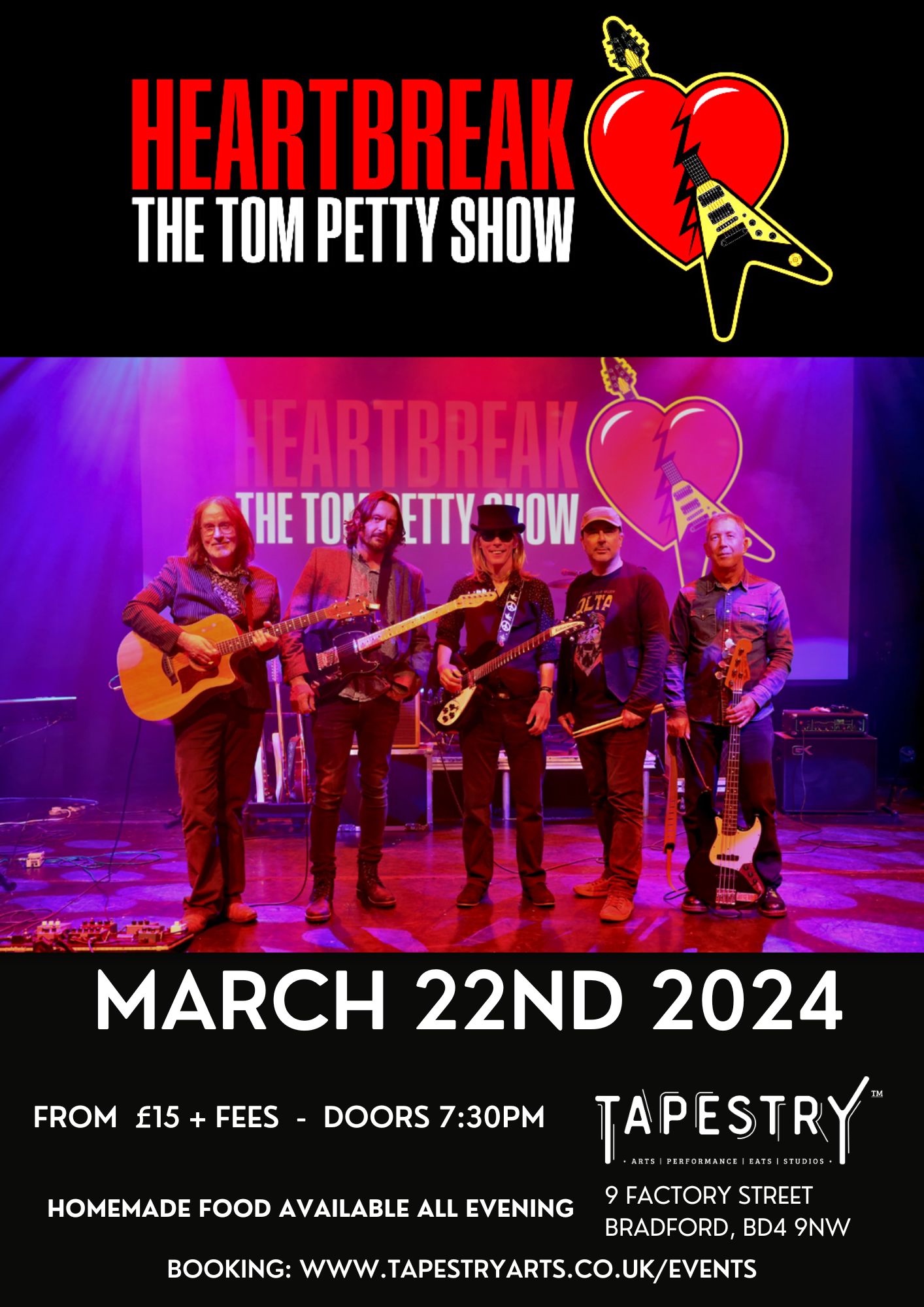 Tom Petty Tribute band show bradford yorkshire