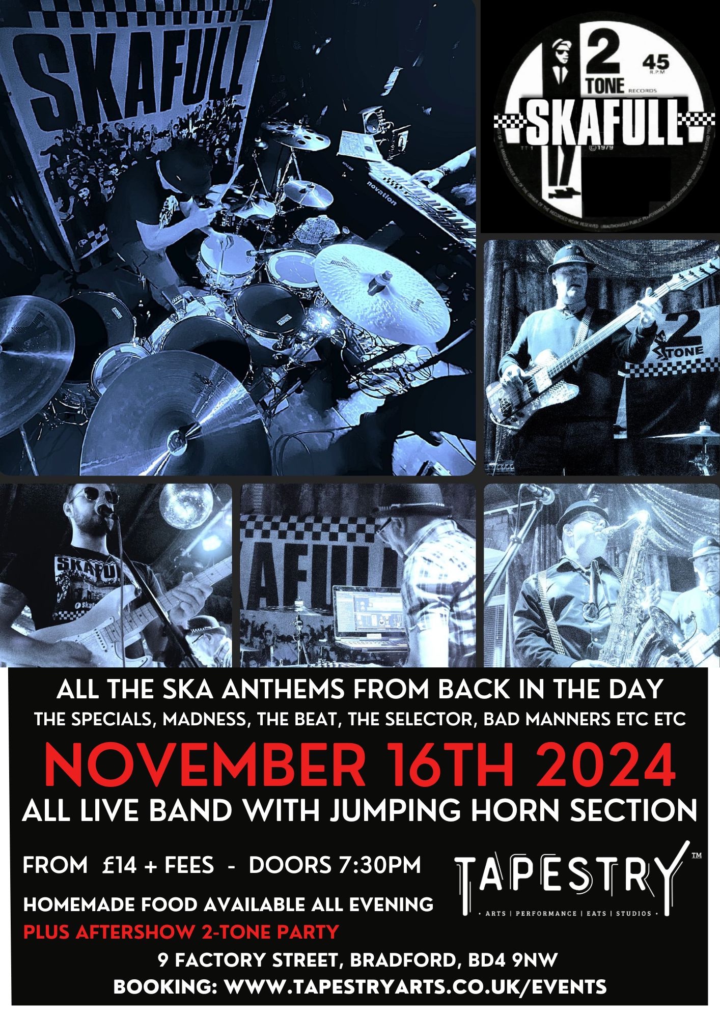 Bradford Live band, Ska, Tribute show
