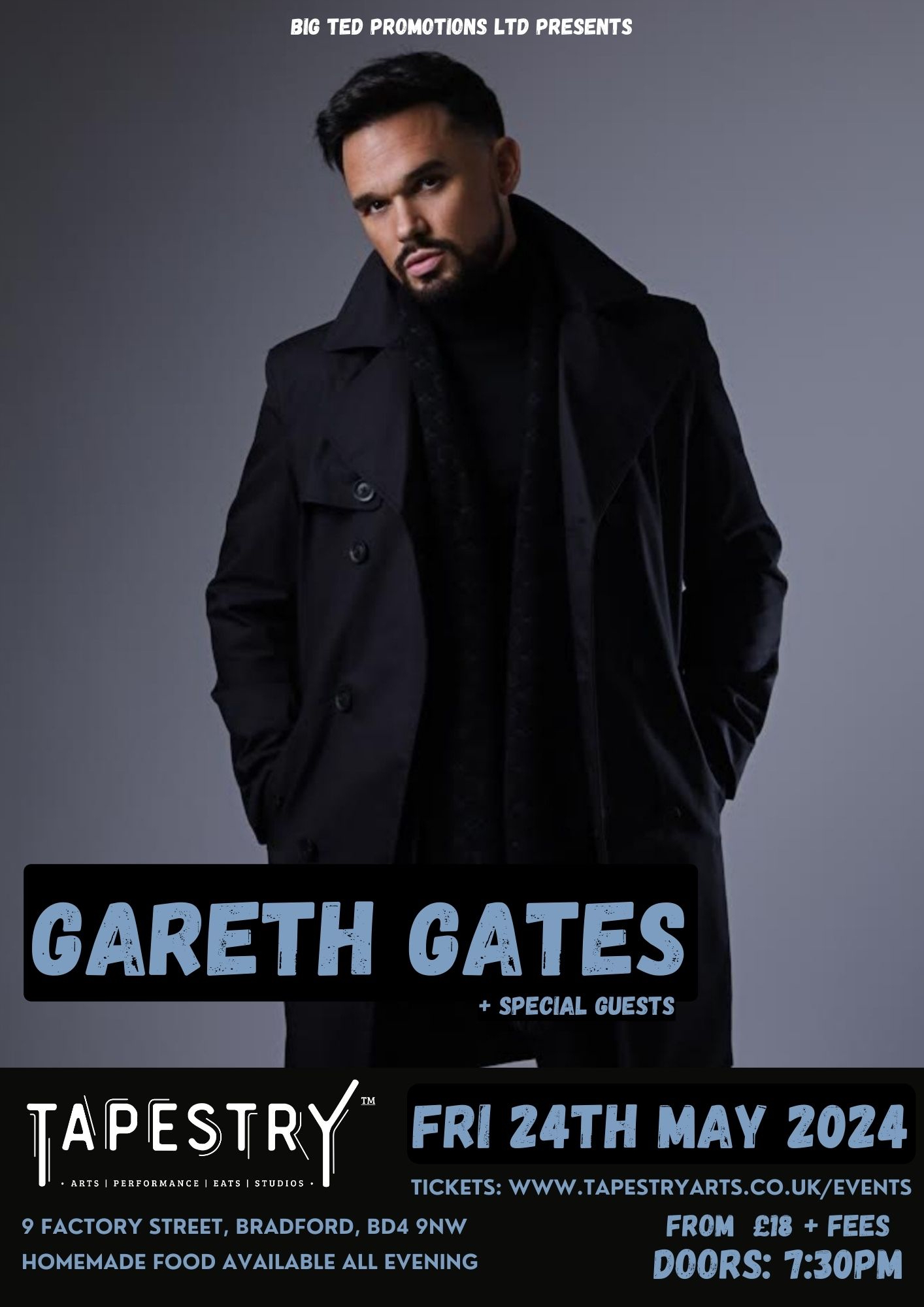 Gareth Gates + Special Guests – Sax Duo Live