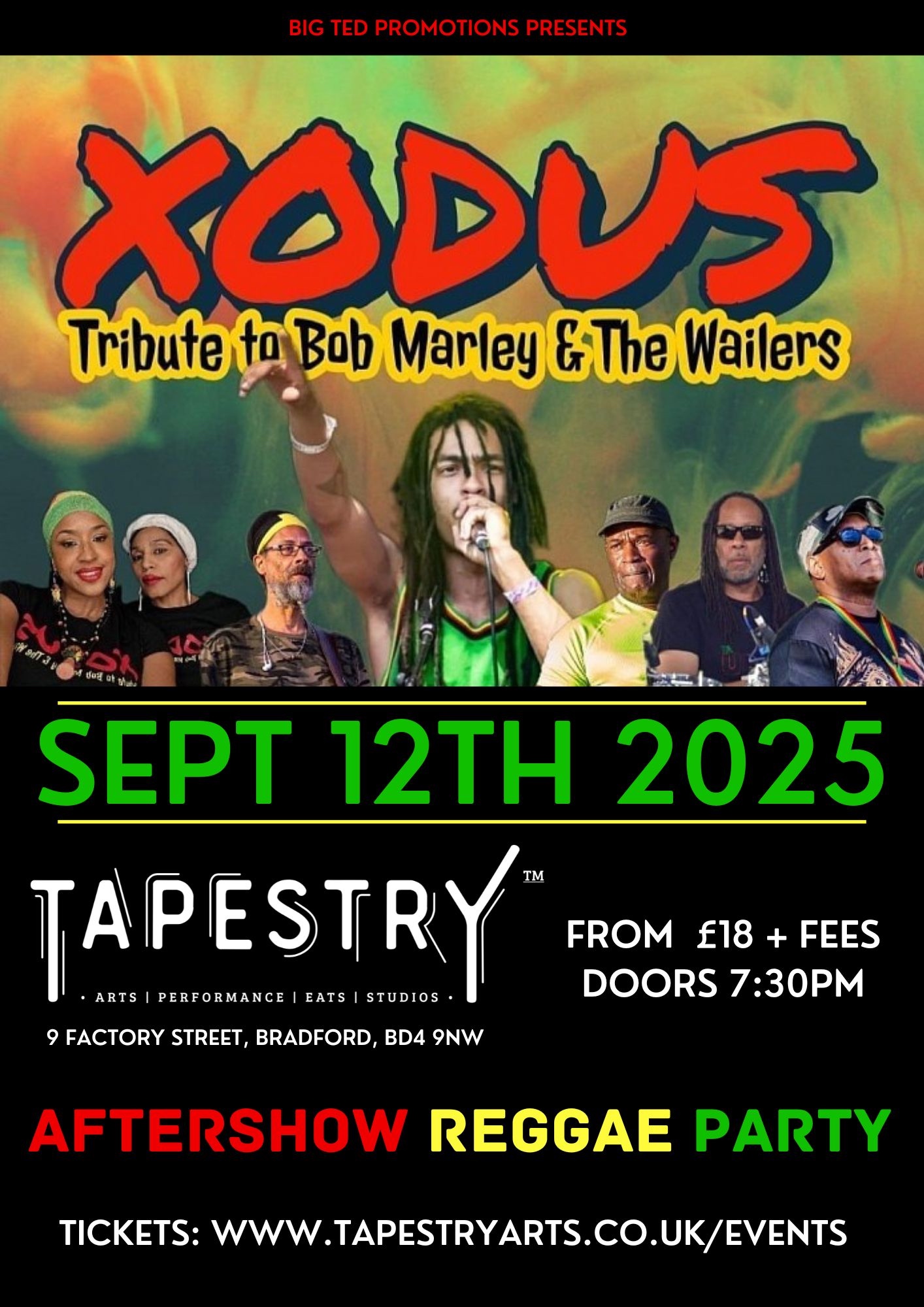 Bob Marley & Wailers Tribute Band Bradford Live