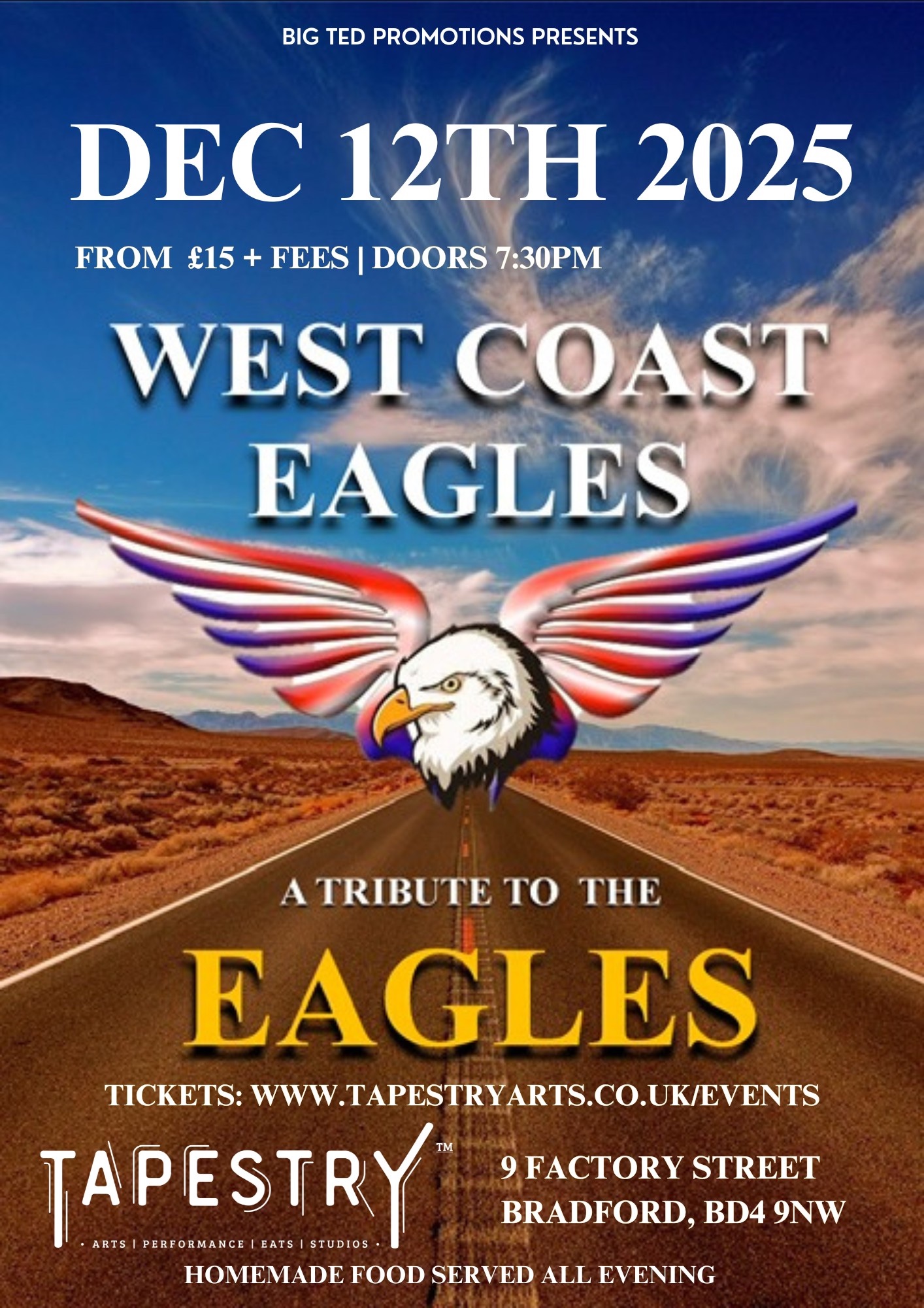 Eagles Tribute band Bradford Live Huddersfield, Halifax, Brighouse Wakefield Leeds