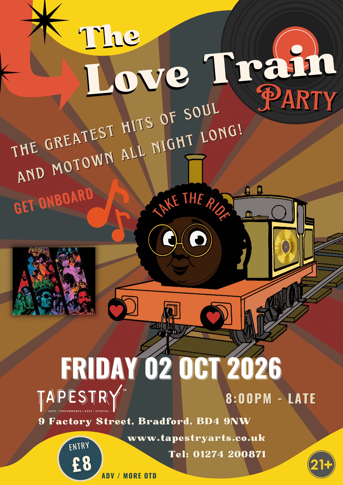 Bradford Motown soul nights northern event Halifax brighouse civic huddersfield Leeds