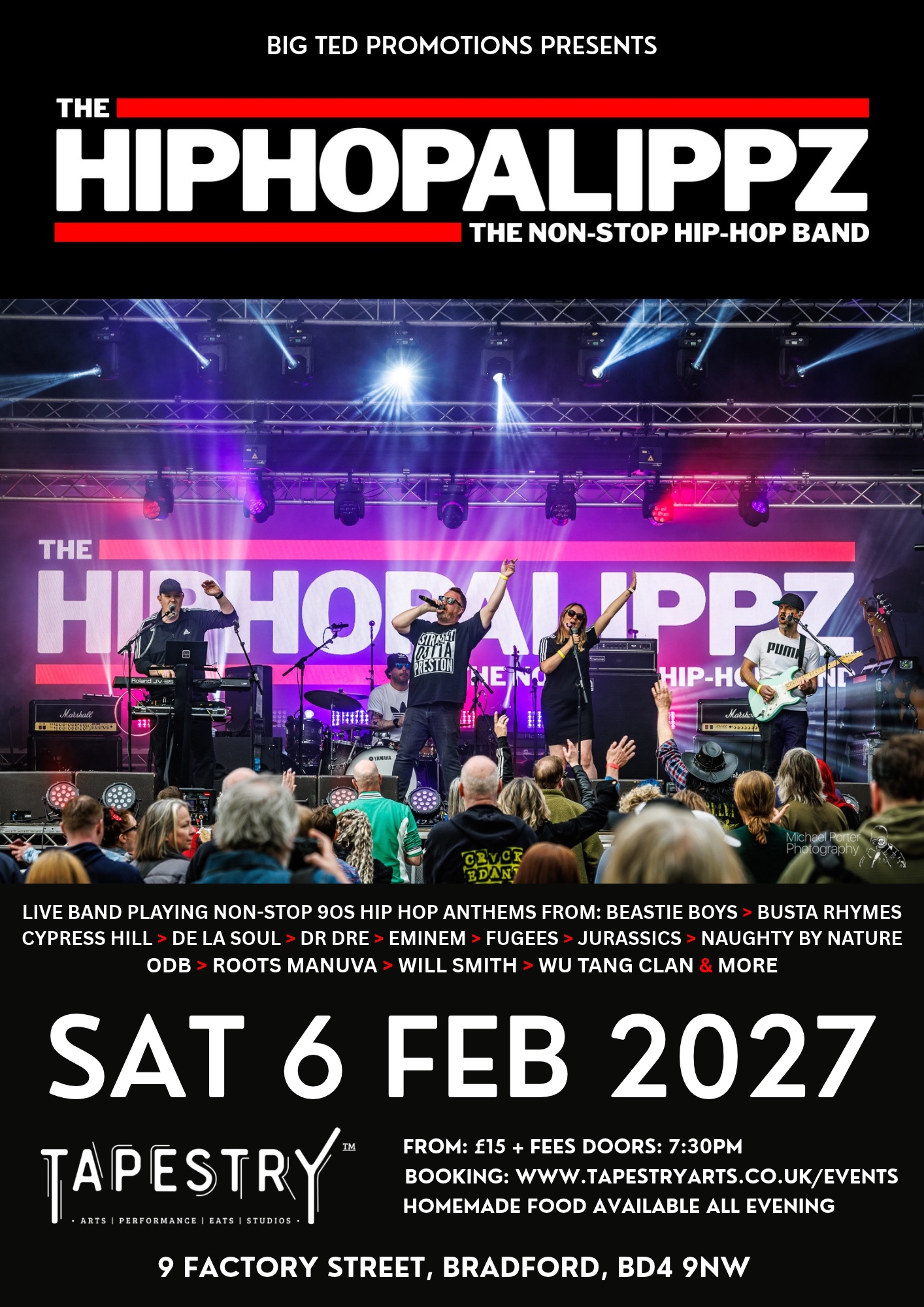 Bradford Leeds Huddersfield, Halifax Brighouse 90's R&B Soul Hip Hop DJ Club Event Night Hall Live Music Band